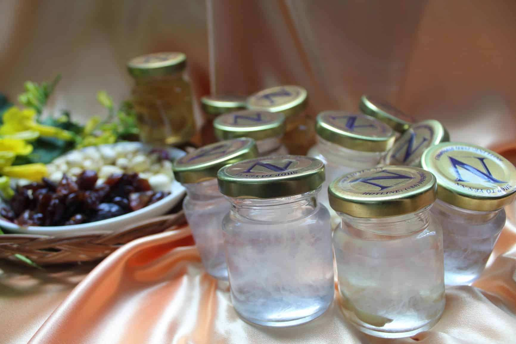 6 hũ x 70ml yến chưng đường phèn nha đam bí đao