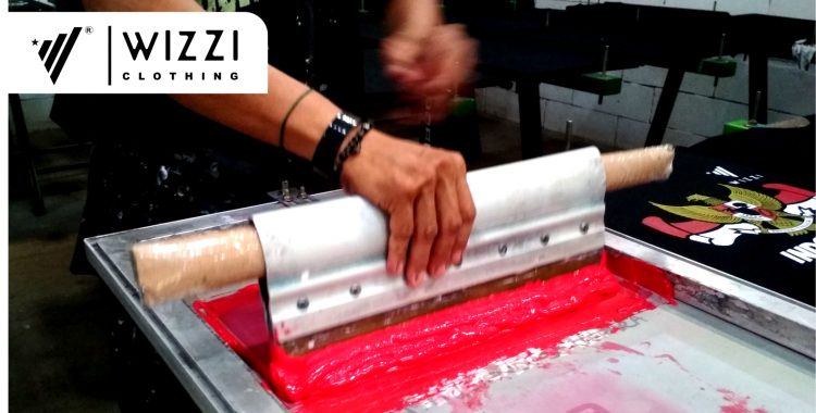 Proses Sablon Wizzi Clothing